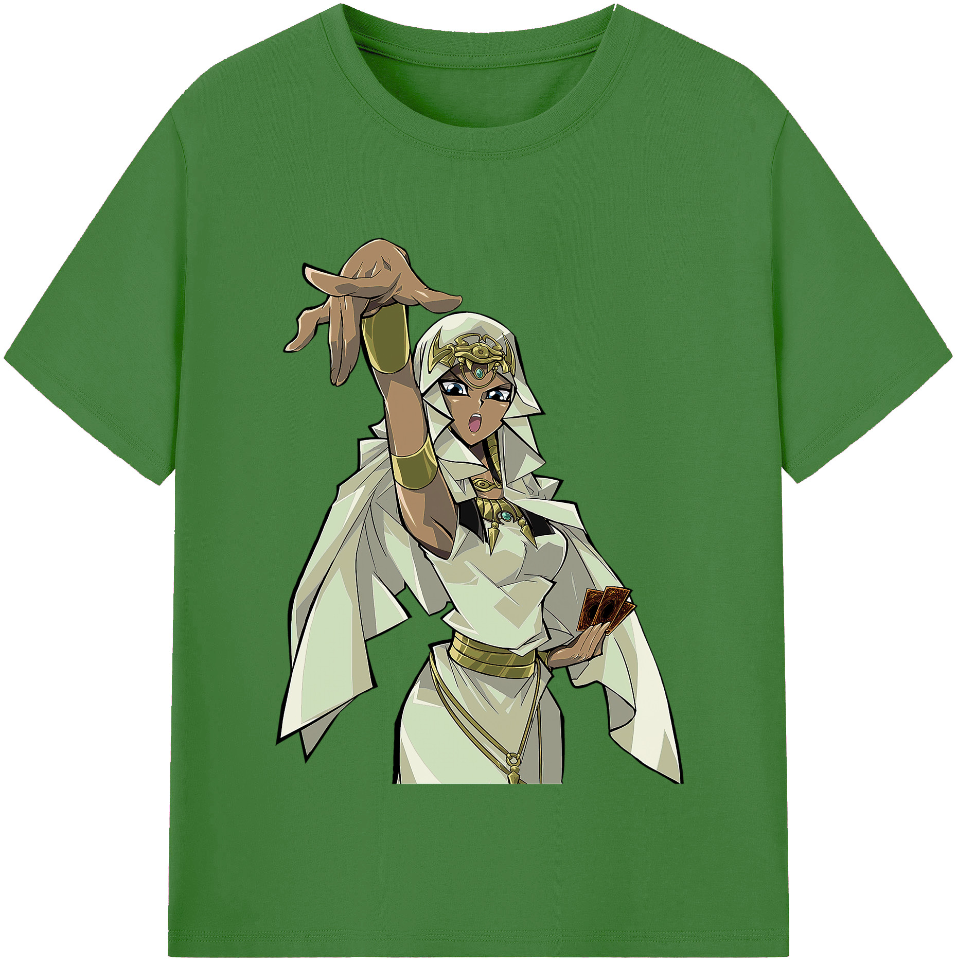 （画像用） 遊☆戯☆王 Yu-Gi-Oh! レディースカジュアルプリントTシャツ（綿100％）